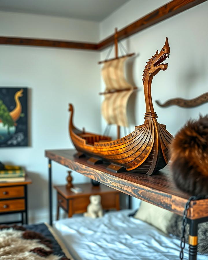 Longship Models - 25 Viking Bedroom Ideas