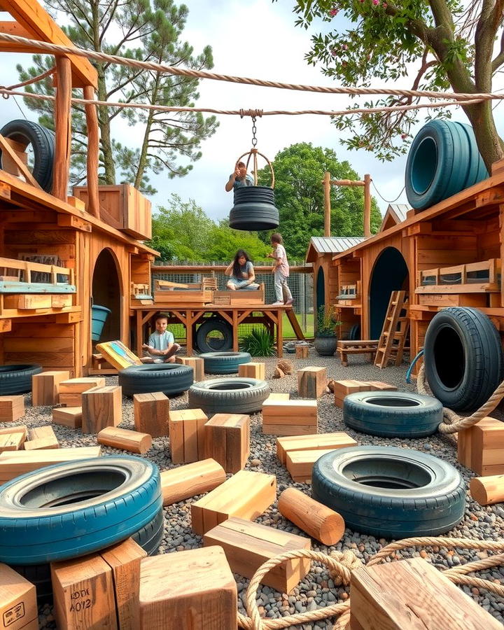 Loose Parts Play - 30 Eyfs Outdoor Area Ideas