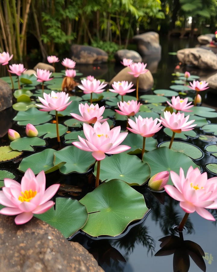 Lotus Ponds - 30 Asian Landscaping Ideas