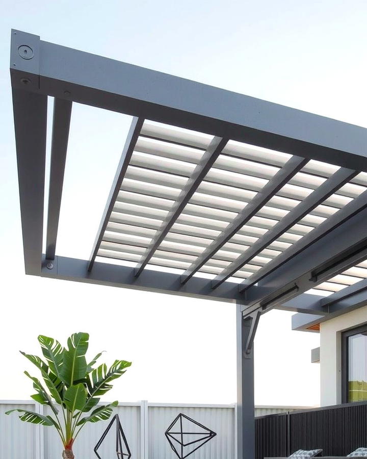 Louvered Roof for Adjustable Shade and Ventilation - 25 Pergola Roof Ideas