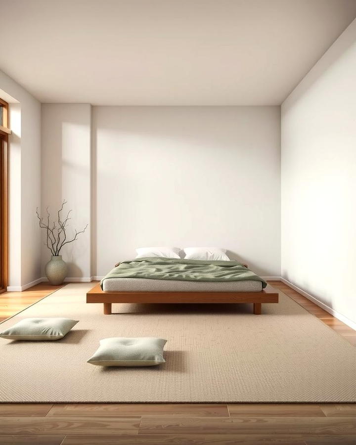 Low Furniture for a Grounded Feel - 25 Zen Bedroom Ideas