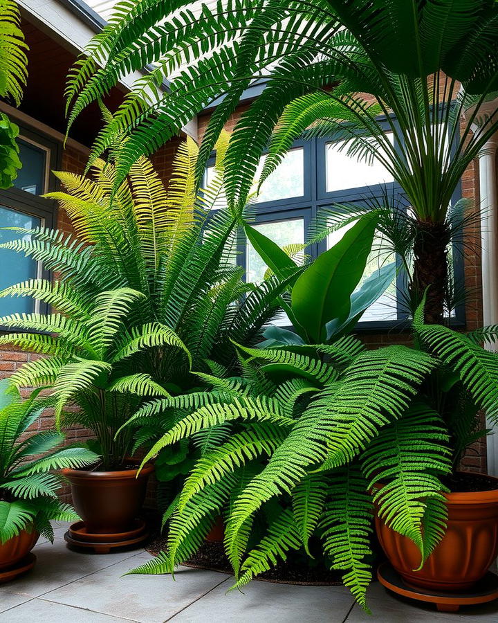 Lush Ferns for Shade - 25 Patio Plants