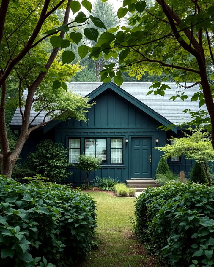 Lush Green Landscaping - 30 Dark Green Exterior Ideas