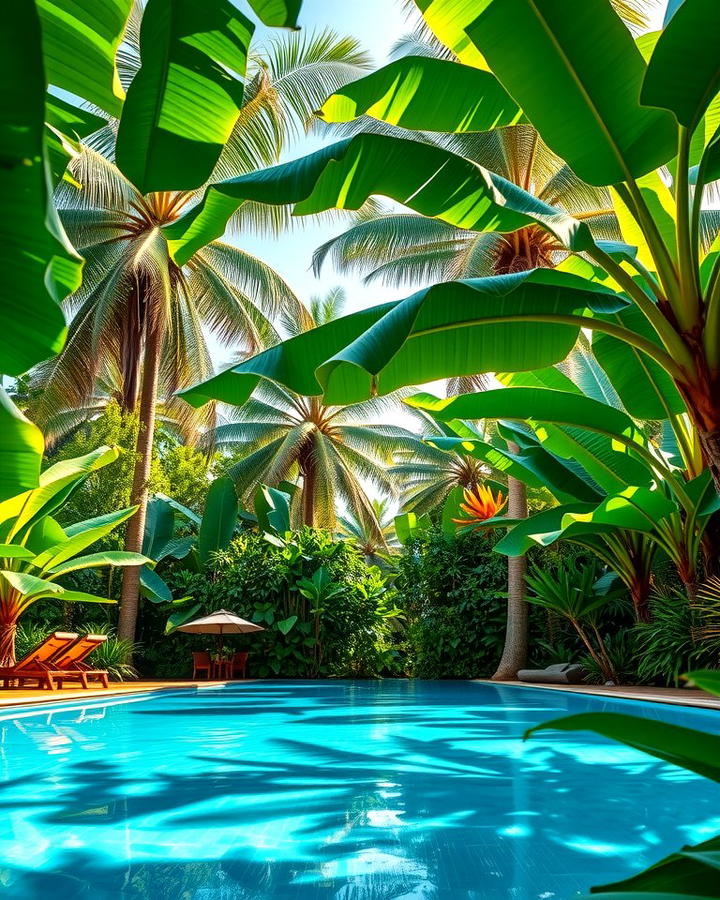 Lush Jungle Surroundings - 25 Tropical Pool Landscaping Ideas