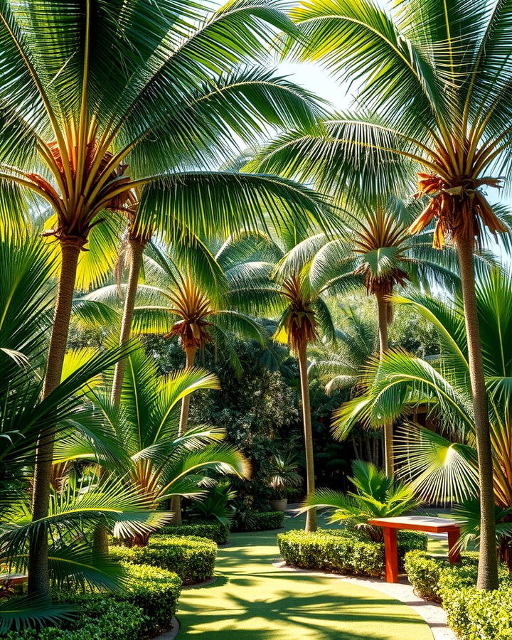 Lush Palm Tree Borders - 25 Tropical Garden Ideas