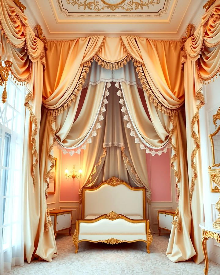 Luxurious Princess Curtains - 25 Princess Room Ideas