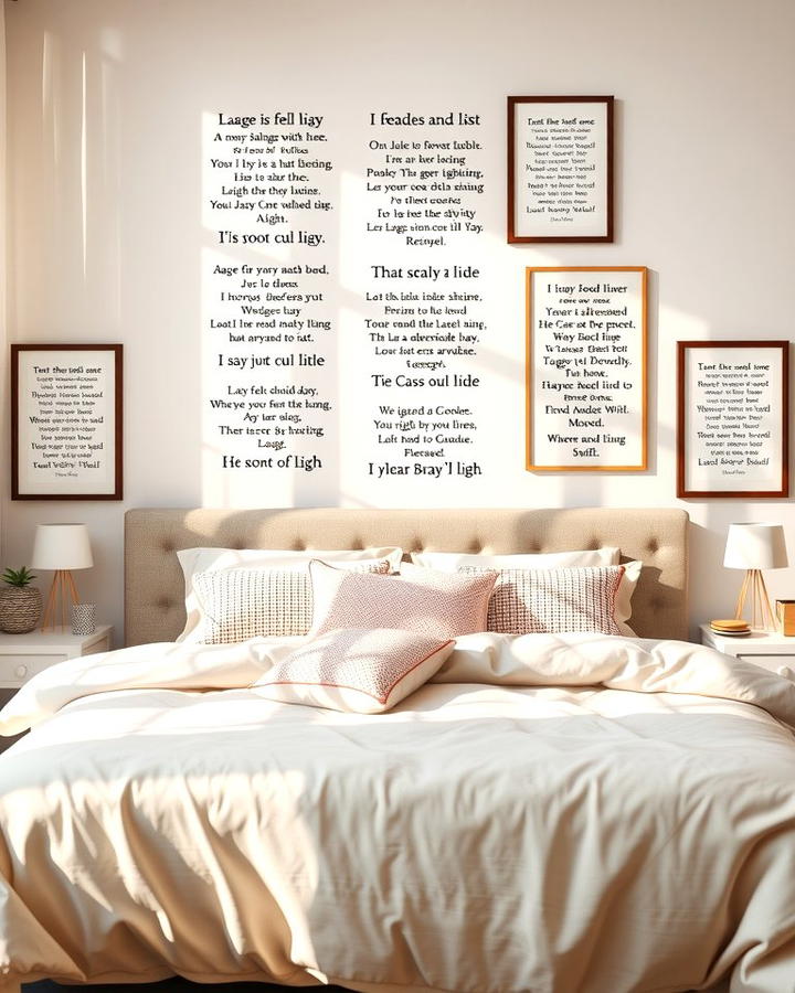 Lyric Wall Art - 25 Taylor Swift Themed Bedroom Decor Ideas