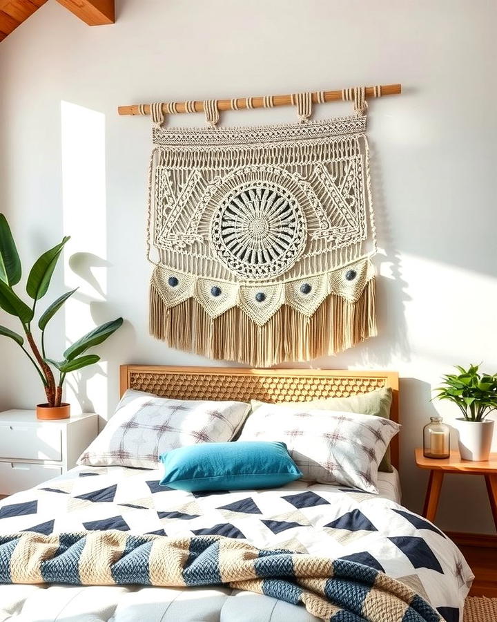 Macrame Wall Hangings - 25 No Headboard Ideas