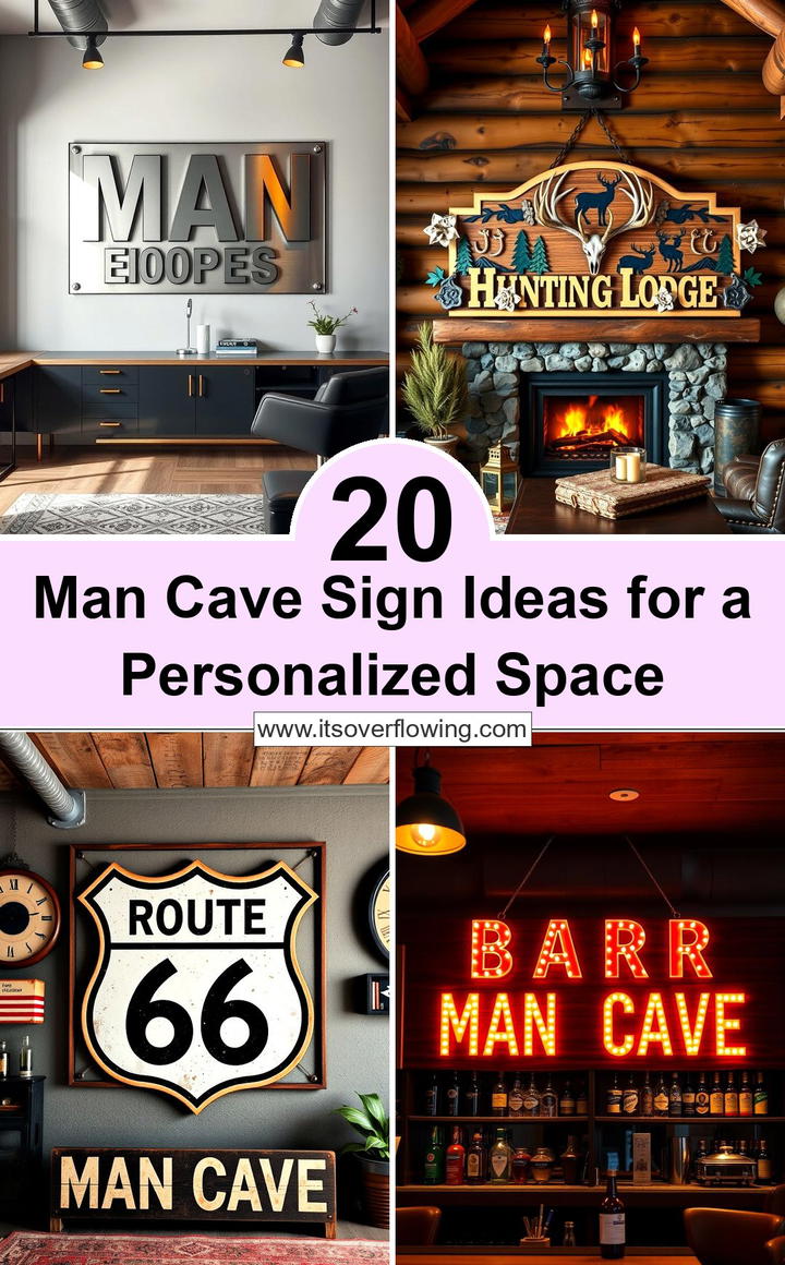 Man Cave Sign Ideas for a Personalized Space