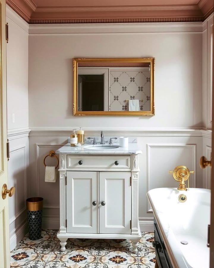 Marble Countertops - 25 Victorian Bathroom Ideas