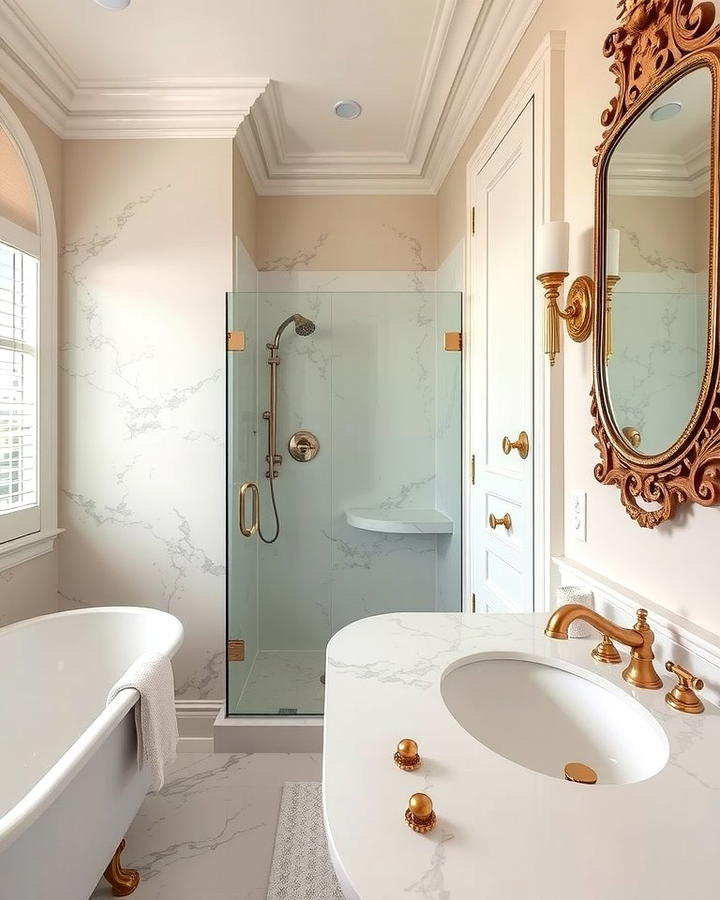 Marble Surfaces for Timeless Luxury - 25 Traditional Bathroom Ideas