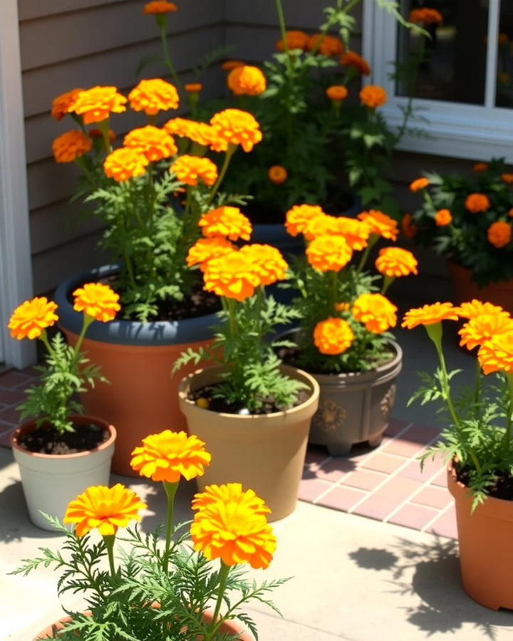 Marigolds for Golden Cheer - 25 Outdoor Plants for Patio