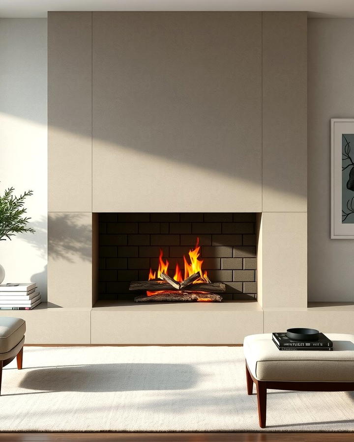 Matte Finish Quartz for a Modern Touch - 25 Quartz Fireplace Surround Ideas