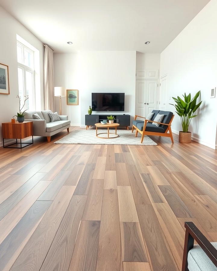 Matte Finish - 25 Wood Floor Design Ideas