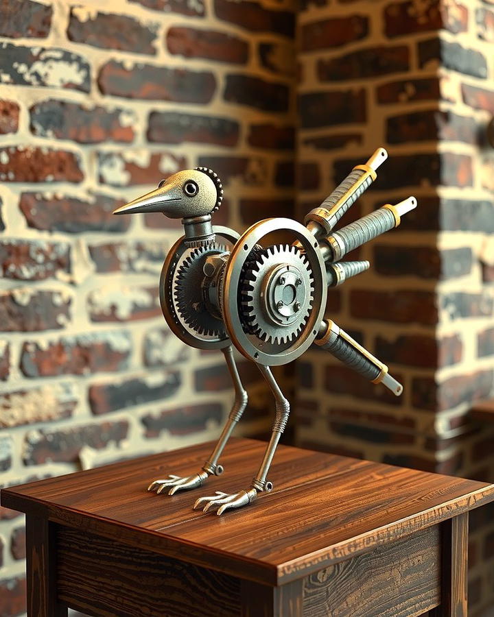 Mechanical Sculptures - 25 Steampunk Interior Design Ideas