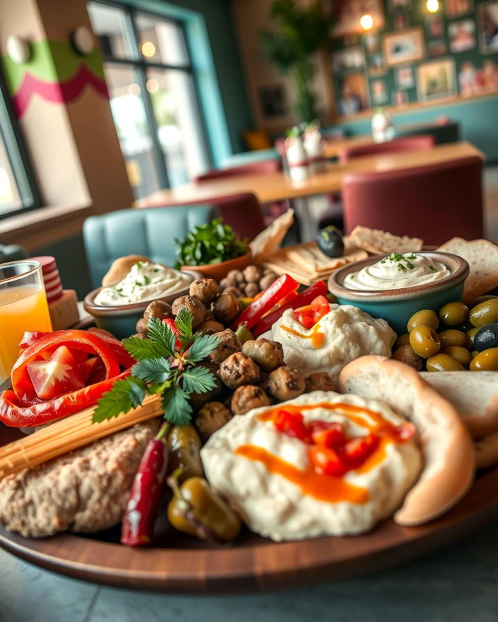 Mediterranean Mezze Platter - 25 Wedding Buffet Ideas