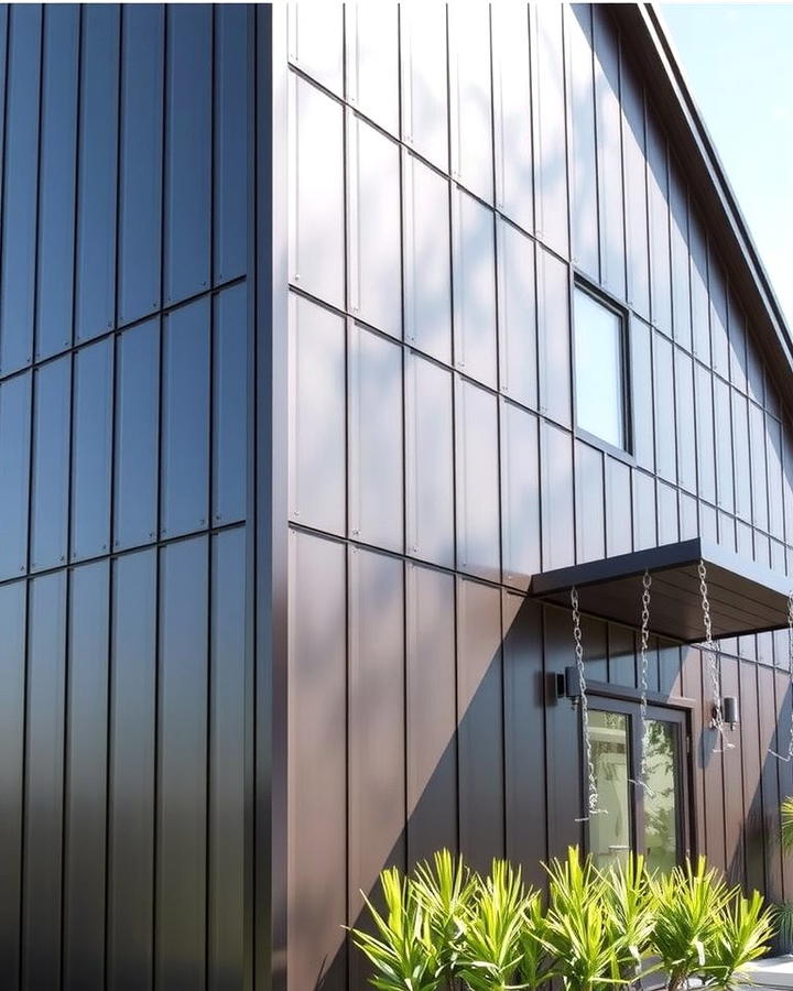 Metal Panel Siding - 25 Modern Siding Ideas for a Contemporary Home