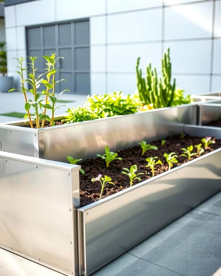 Metal Raised Beds for a Modern Aesthetic - 25 Raised Garden Bed Ideas