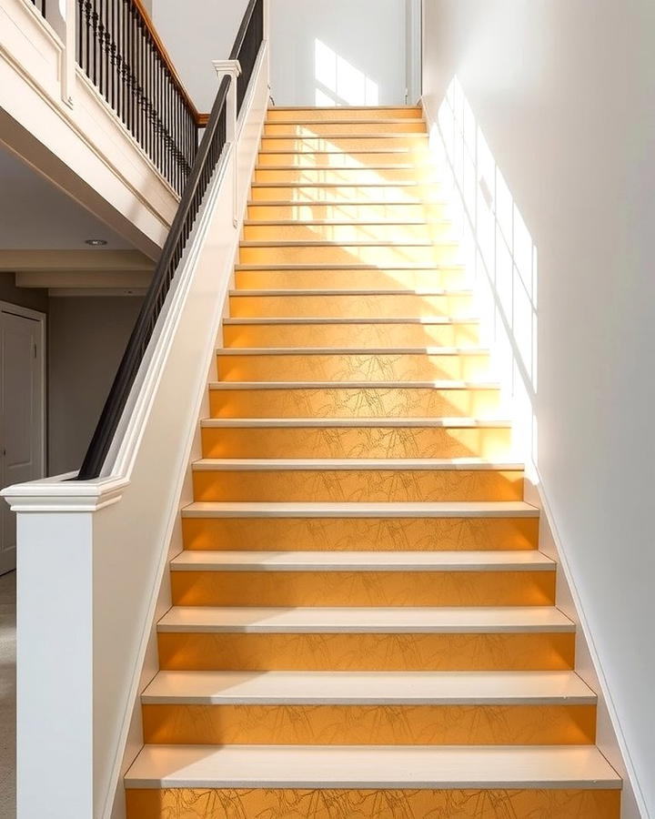 Metallic Finishes 2 - 25 Stair Riser Ideas