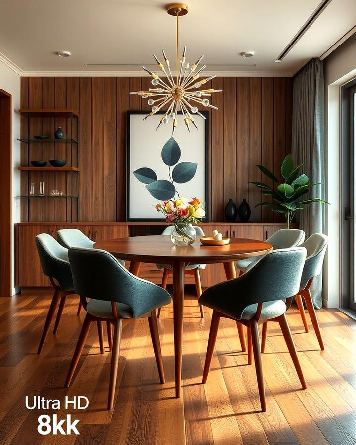 Mid Century Modern Dining Area - 25 Modern Dining Room Ideas