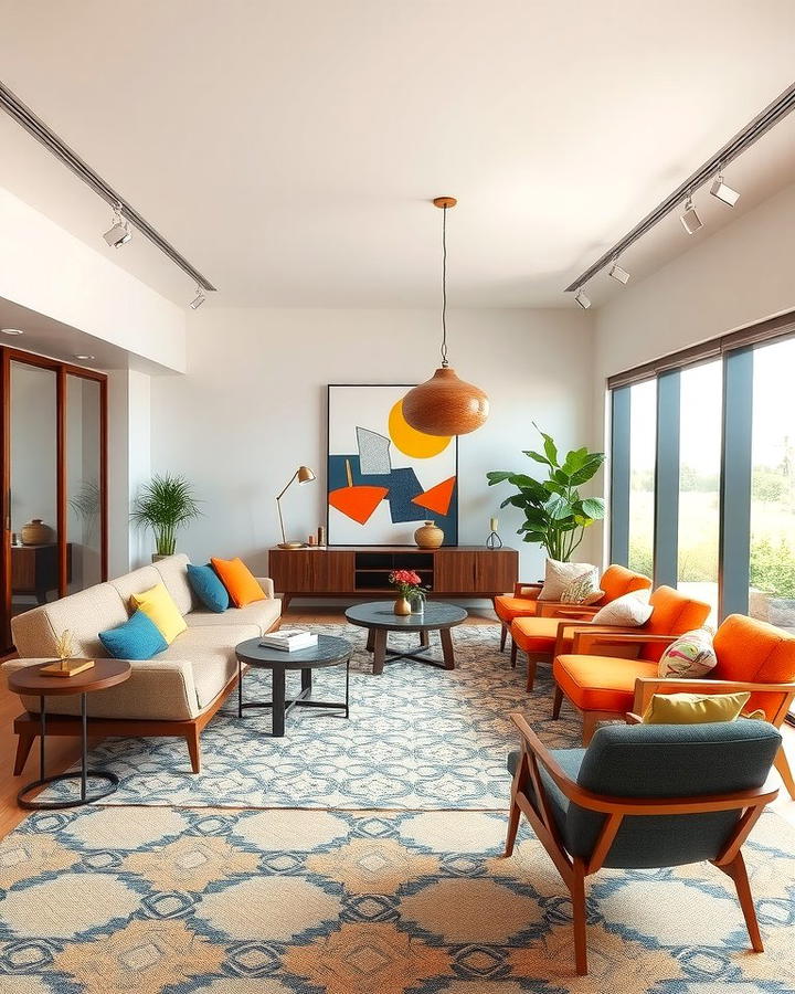 Mid Century Modern Touch - 25 Sunken Living Room Ideas