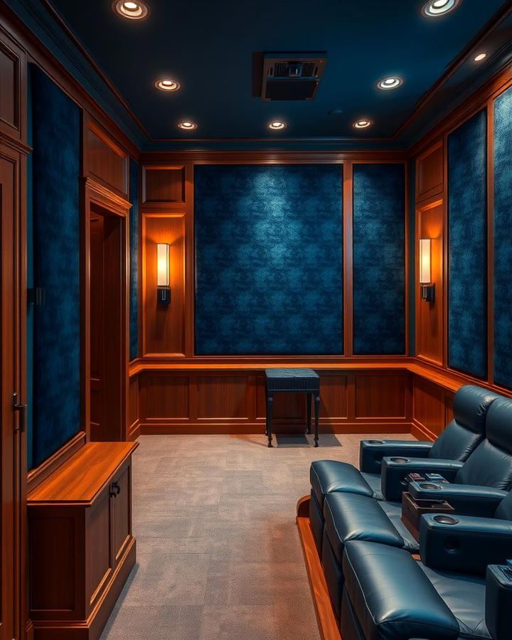 Midnight Blue - 30 Home Theater Paint Colors