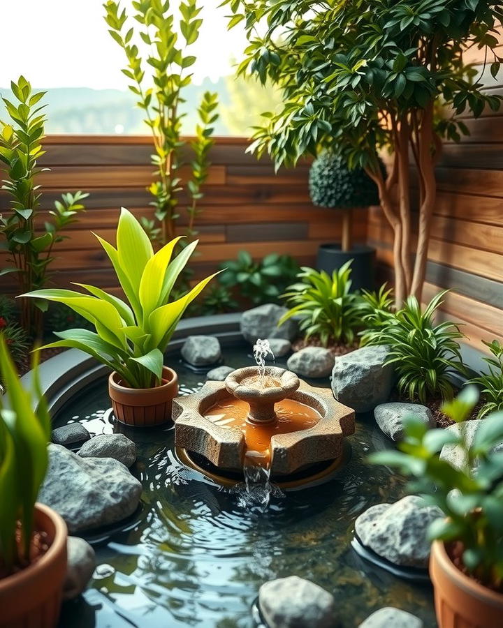 Miniature Water Features for Tranquility - 25 Small Backyard Landscaping Ideas