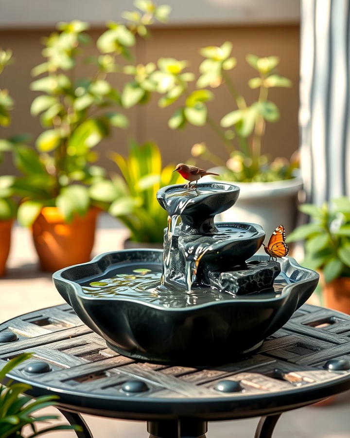 Miniature Water Features - 25 Patio Small Garden Ideas