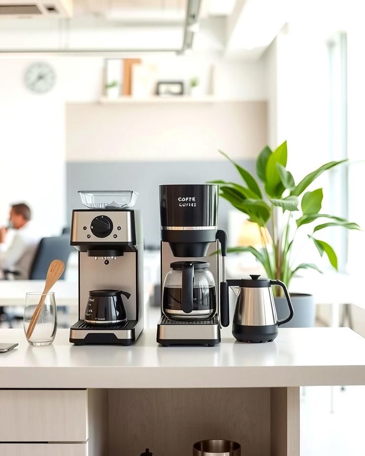 Minimalist Coffee Station - 25 Office Coffee Station Ideas