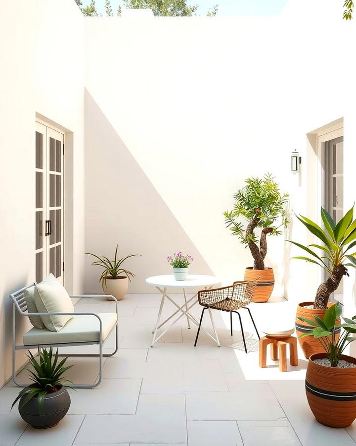 Minimalist Design Approach - 25 Small Backyard Patio Ideas