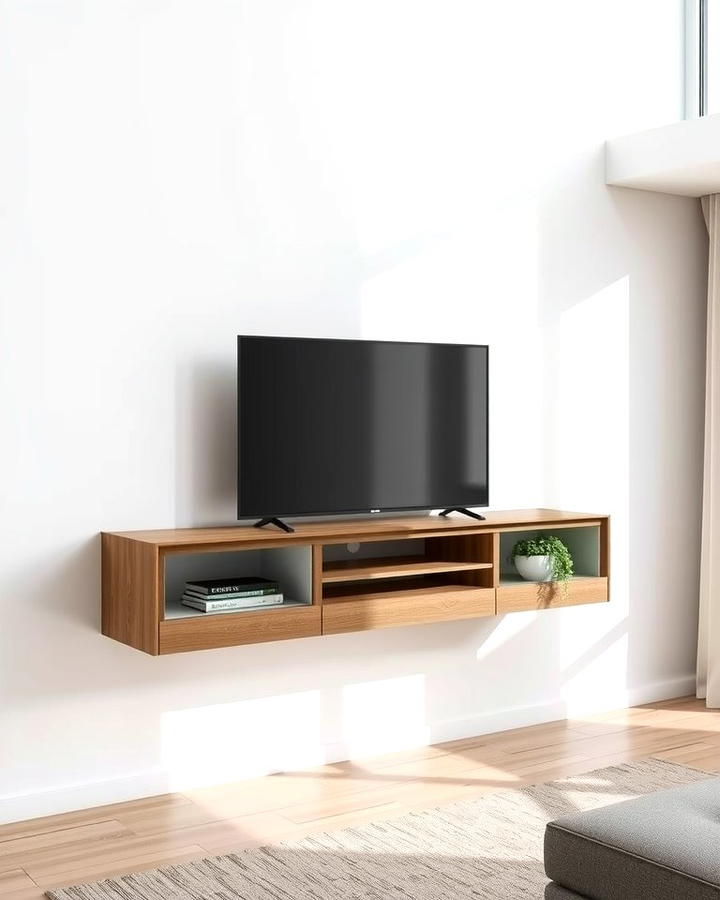 Minimalist Floating TV Stand - 25 Tv Stand Ideas