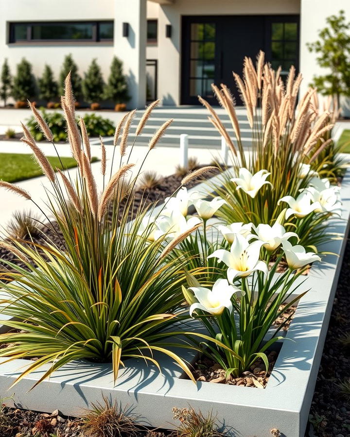 Minimalist Modern Flower Beds - 30 Front Yard Flower Bed Ideas