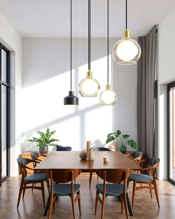 Minimalist Pendant Lighting - 25 Scandinavian Interior Design Ideas