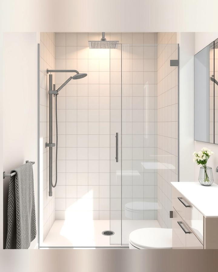 Minimalist Shower Design - 25 Small Bathroom Walk in Shower Ideas