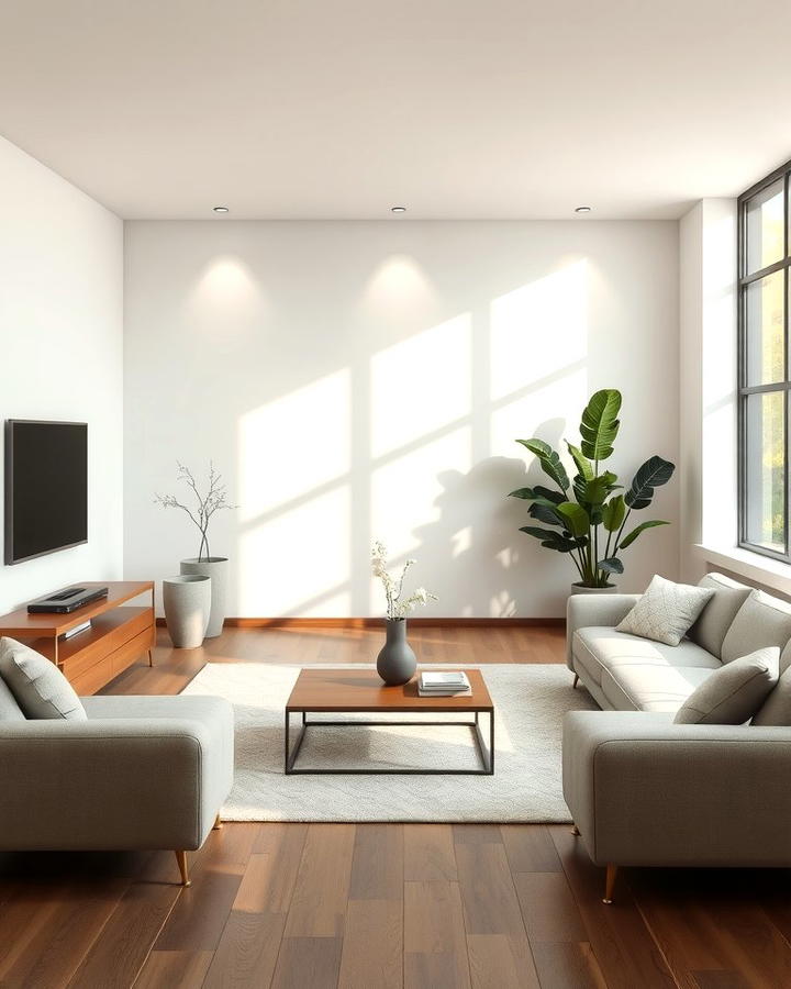 Minimalist Sunken Design - 25 Sunken Living Room Ideas