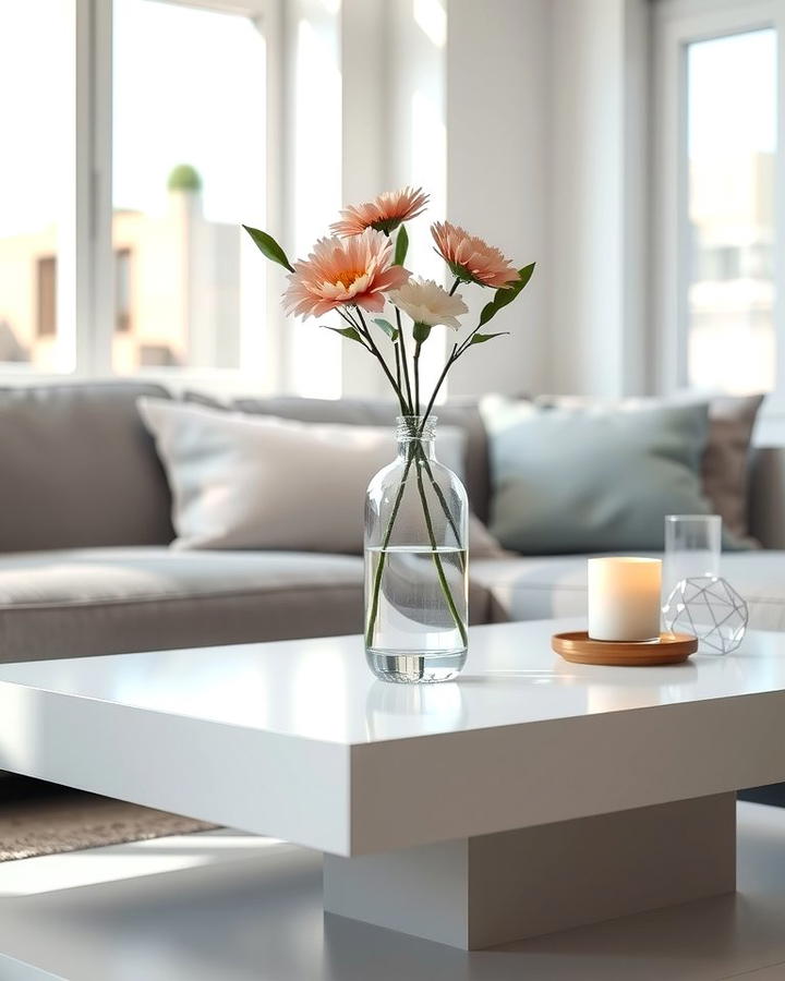 Minimalist Vase Arrangement - 25 Sofa Table Decor Ideas