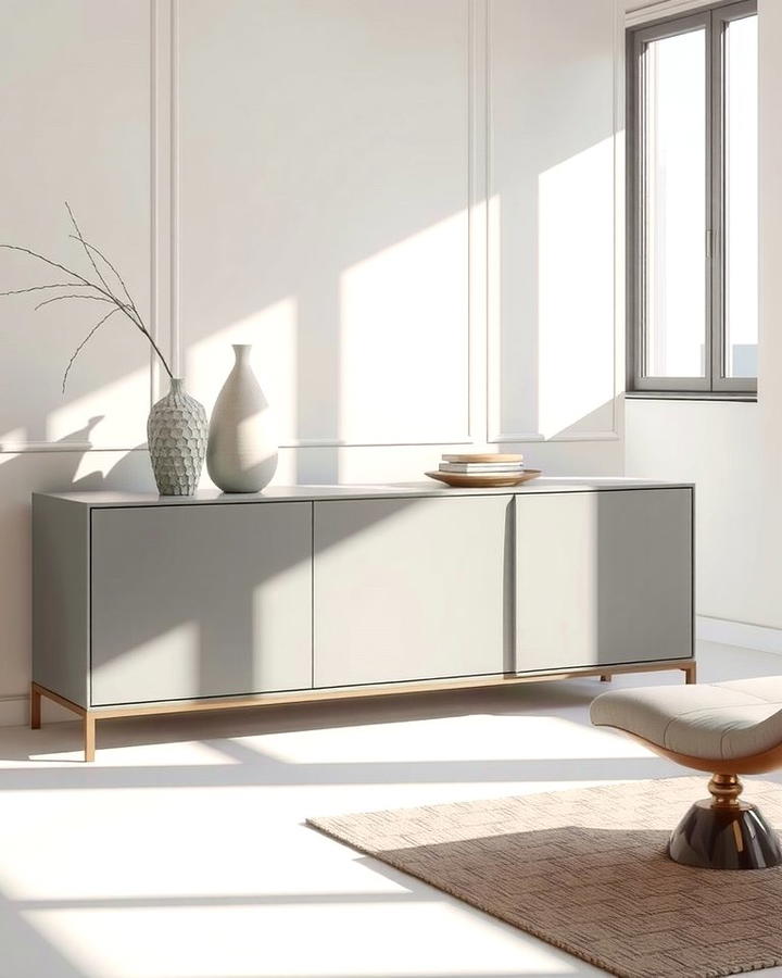 Minimalist Vibes with Neutral Tones - 25 Sideboard Decor Ideas