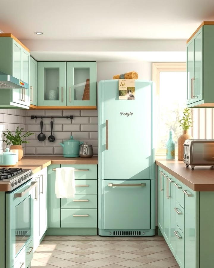 Mint Green Kitchen Appliances - 25 Mint Kitchen Decor Ideas