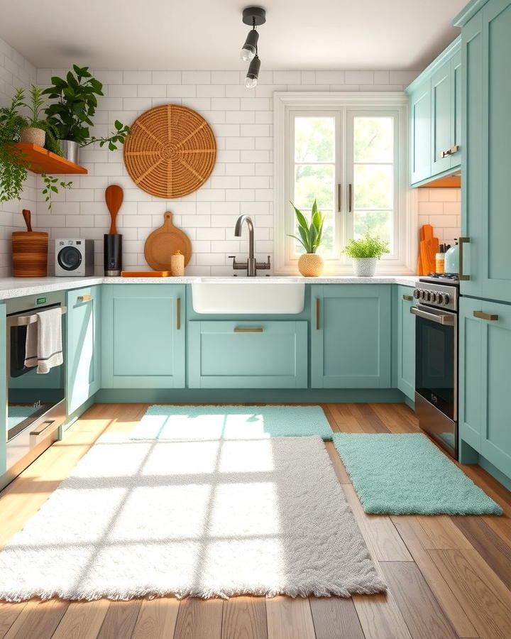 Mint Kitchen Rugs - 25 Mint Kitchen Decor Ideas