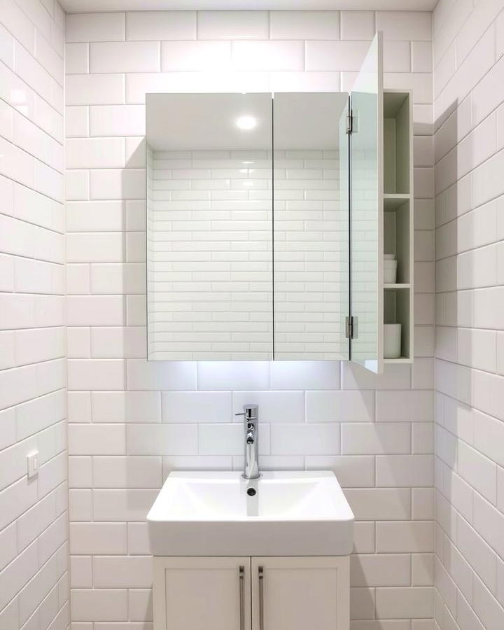 Mirror Cabinets - 25 Small Apartment Storage Ideas
