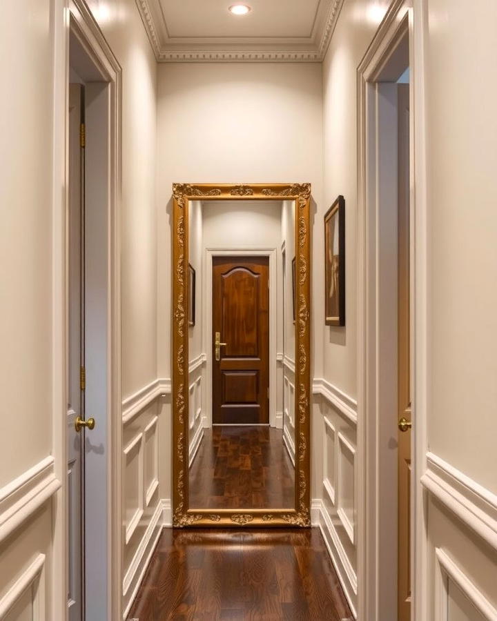 Mirrors for Illusion - 25 Narrow Hallway Ideas