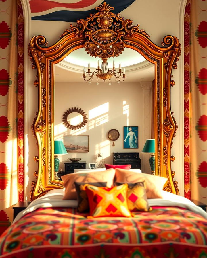 Mirrors with Ornate Frames - 30 Bohemian Maximalist Decor Ideas