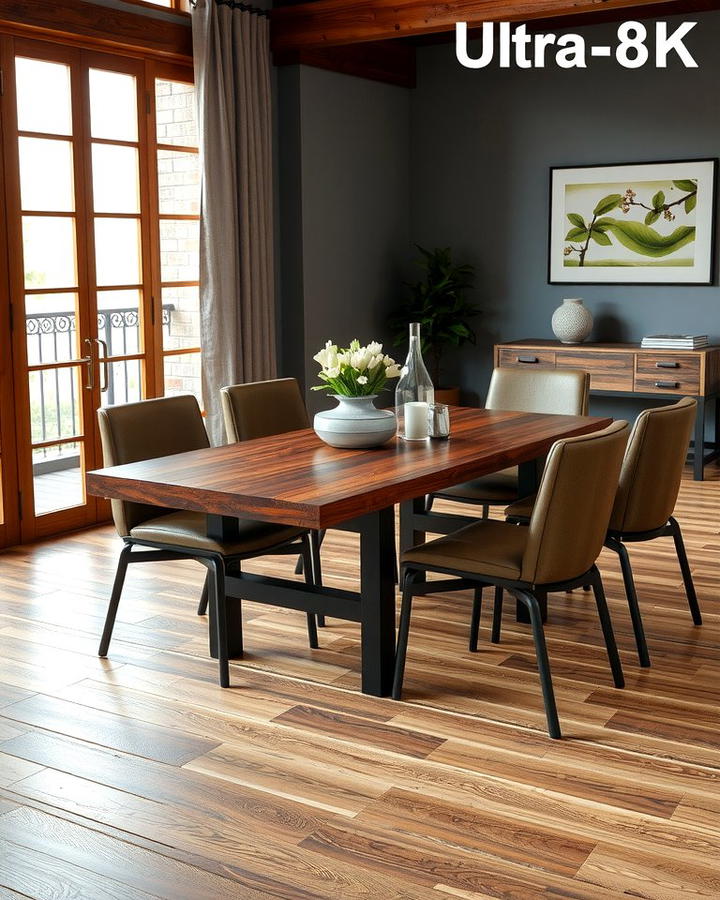 Mixed Material Dining Tables - 25 Modern Dining Room Ideas