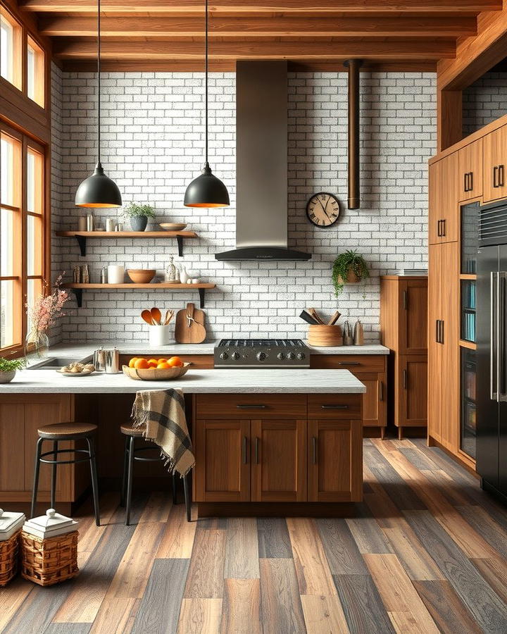 Mixed Materials for a Textured Look - 25 Transitional Kitchen Ideas