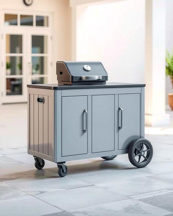 Mobile Outdoor Kitchen Island - 25 Outdoor Kitchen Island Ideas