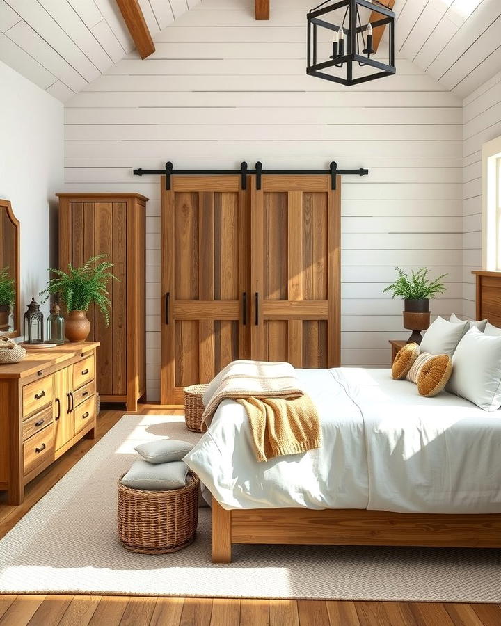 Modern Farmhouse Charm - 25 Pottery Barn Bedroom Ideas