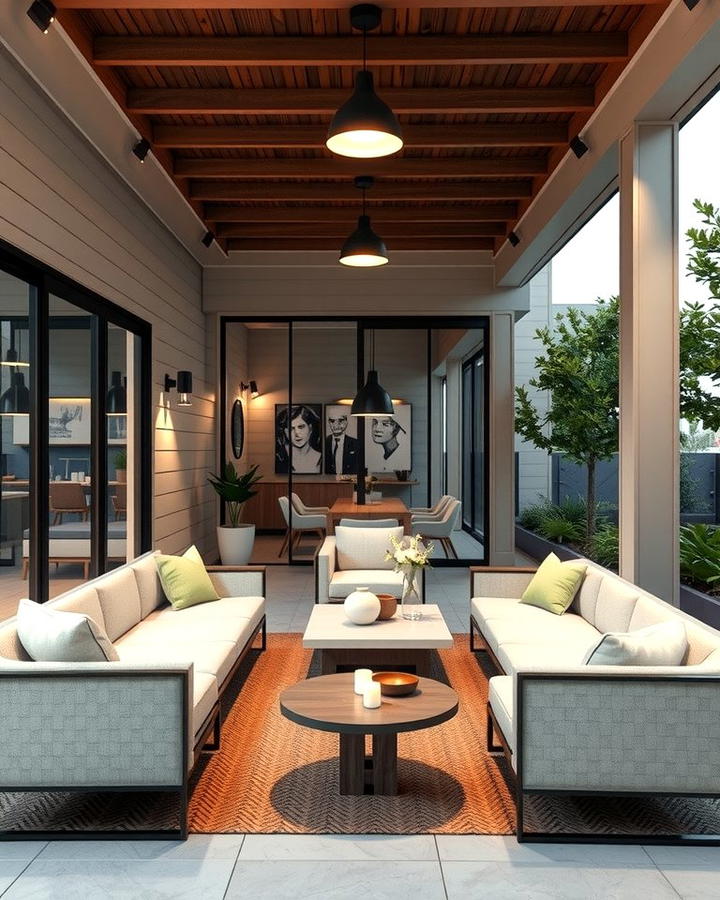 Modern Lounge Space - 25 Side Porch Ideas