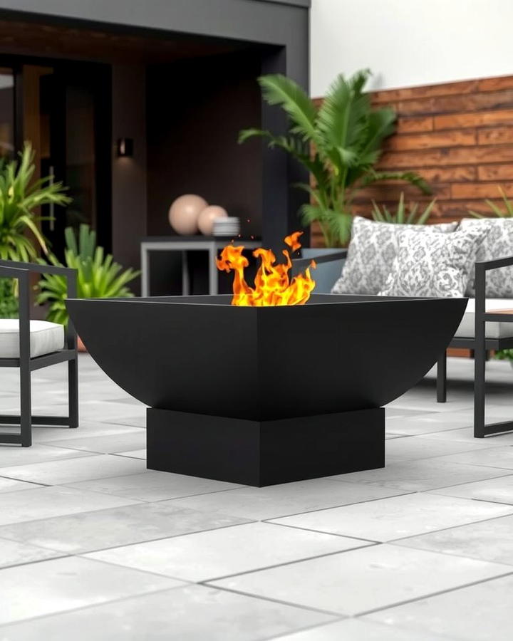 Modern Minimalist Design - 25 Wood Burning Fire Pit Ideas