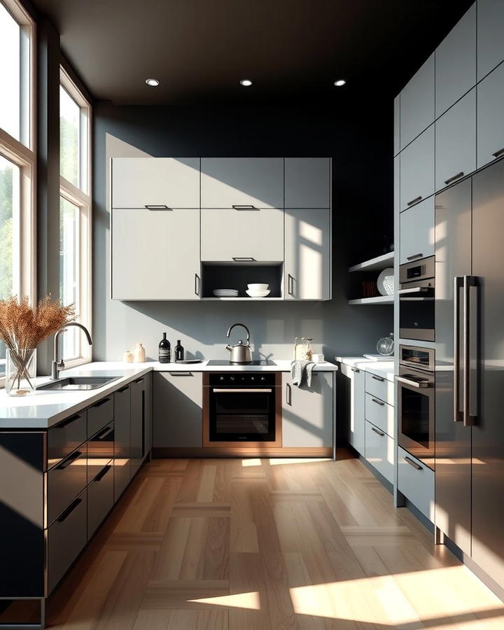 Modern Minimalist Kitchens - 25 Townhouse Interior Design Ideas