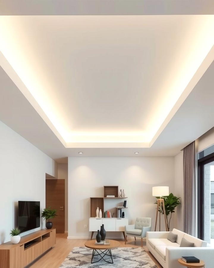 Modern Minimalist Tray Ceiling Design - 25 tray ceiling ideas